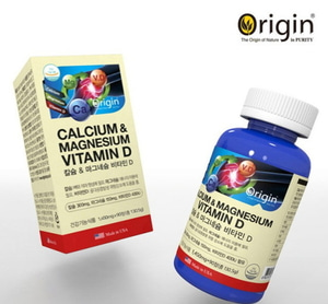 오리진 칼슘&amp;마그네슘 비타민D (90정)